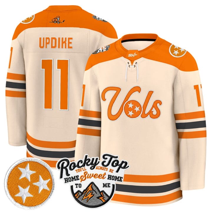 Dylan Updike Jersey #11 Tennessee Volunteers 2025-26 Hockey Premium Stitched - Image 4
