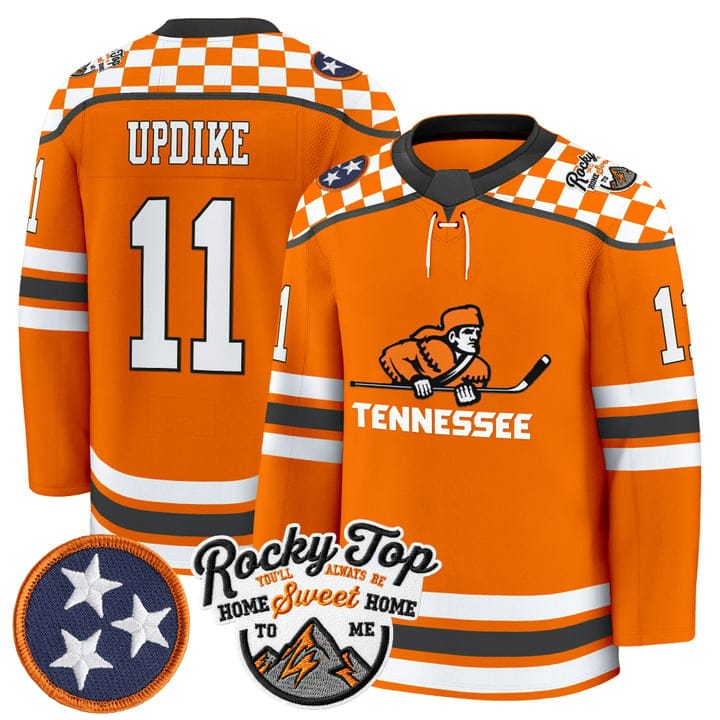 Dylan Updike Jersey #11 Tennessee Volunteers 2025-26 Hockey Premium Stitched - Image 3