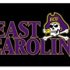 East Carolina Pirates Black Flag 3X5ft Banner USA Polyester with 2 Brass Grommets