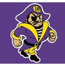 East Carolina Pirates Club Basketball USA Flag 3X5ft Banner USA Polyester with 2 Brass Grommets