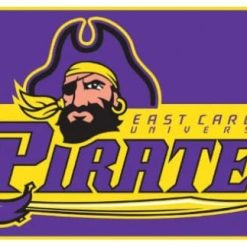 East Carolina Pirates Polyester Flag 3X5ft Banner USA Polyester with 2 Brass Grommets