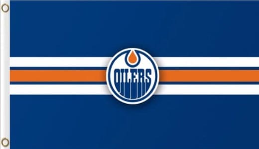 Edmonton Oilers Custom Flag 3X5Ft Polyester Digital Print Banner USA