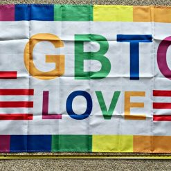 Equality Flag LGBTQ Love Peace Happy Freedom USA Sign Poster 3x5'