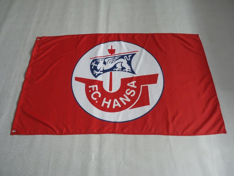 FC Hansa Rostock Flag 3x5ft Banner polyester