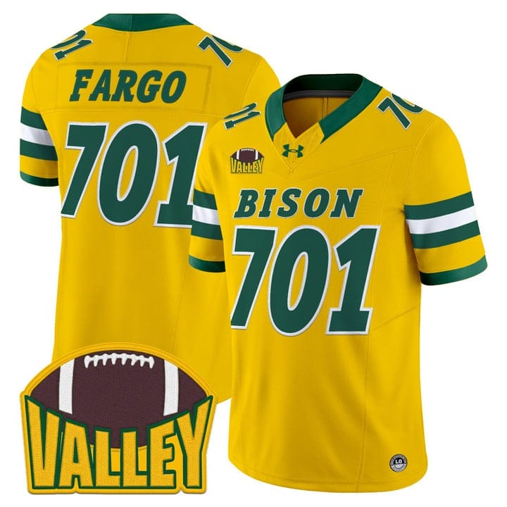 Fargo Jersey #701 North Dakota State Bison 2025 Limited Stitched - Image 3