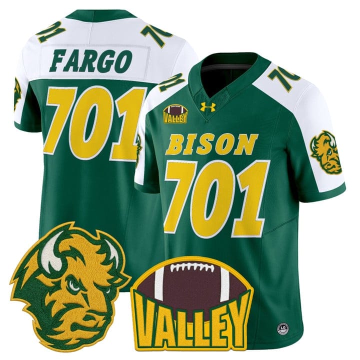 Fargo Jersey #701 North Dakota State Bison 2025 Limited Stitched - Image 4