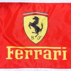 Ferrari Flag Red 3X5 Ft Polyester Banner USA 90x150cm
