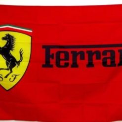 Ferrari Flag Red Yellow 3X5 Ft Polyester Banner USA 90x150cm