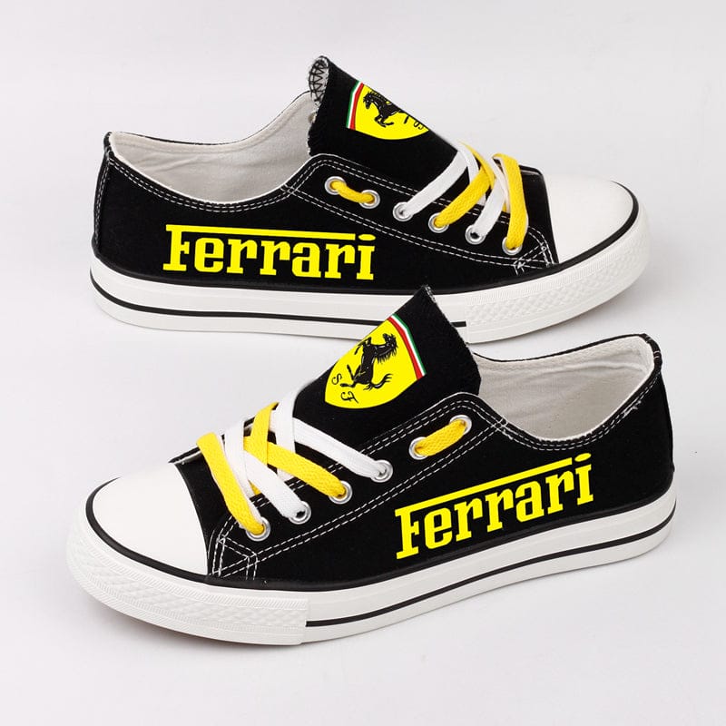 Alternative view of Ferrari Canvas Sneakers Shoes For Men Women Fans