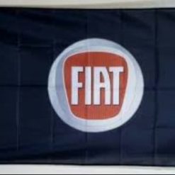 Fiat Black Flag 3X5 Ft Polyester Banner USA 90x150cm