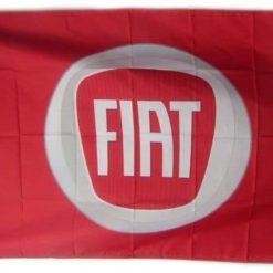 Fiat Red Flag 3X5 Ft Polyester Banner USA 90x150cm