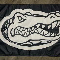 Florida Gators Logo Flag 3x5 ft Black Sports Banner Man-Cave Garage