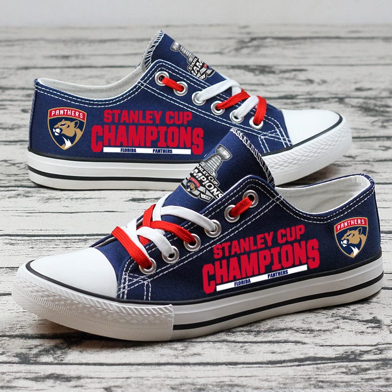 Florida PanthersLow Top Canvas Sport Sneakers Shoes For Men Women Fans - Image 4