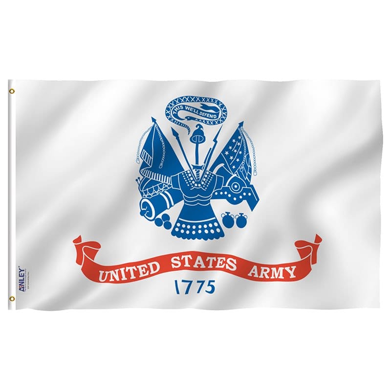 Fly Breeze US Army Flag with Brass Grommets 3X5Ft Banner USA Polyester