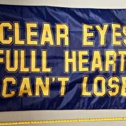 Football Flag Clear Eyes Full Hearts B Beer USA Sign 3x5' Banner