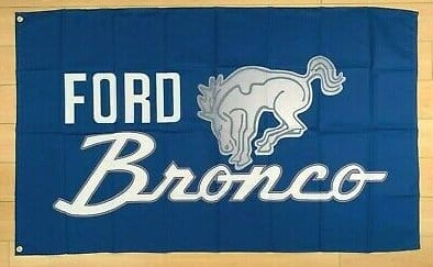Ford Bronco Flag 3X5 Ft Polyester USA 90x150cm
