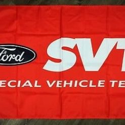 Ford Mustang SVT Red Flag 3X5 Ft Polyester Banner USA 90x150cm
