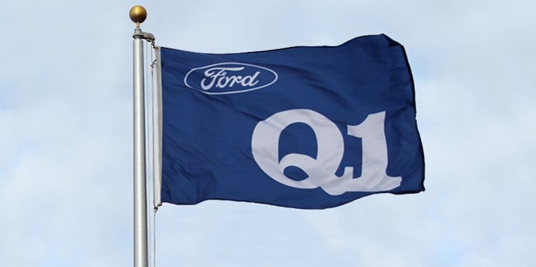 Ford Q1 Flag 3X5 Ft Polyester Banner USA 90x150cm