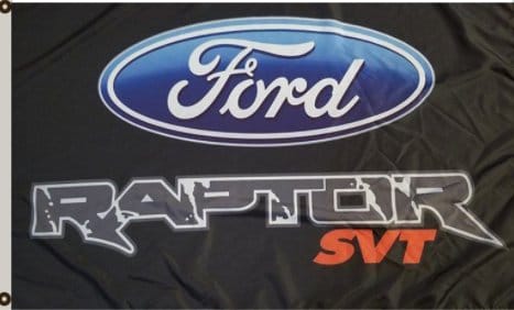 Ford RAPTOR SVT BLACK Flag 3X5 Ft Polyester Banner USA 90x150cm