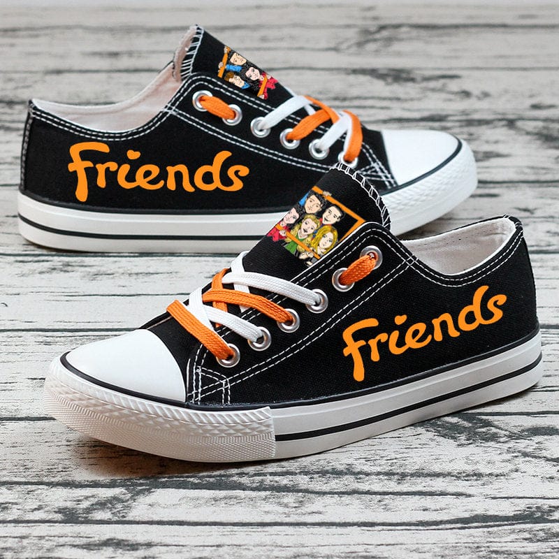 Alternative view of Friends Low Top Canvas Sport Sneakers Shoes For Men Women Fans
