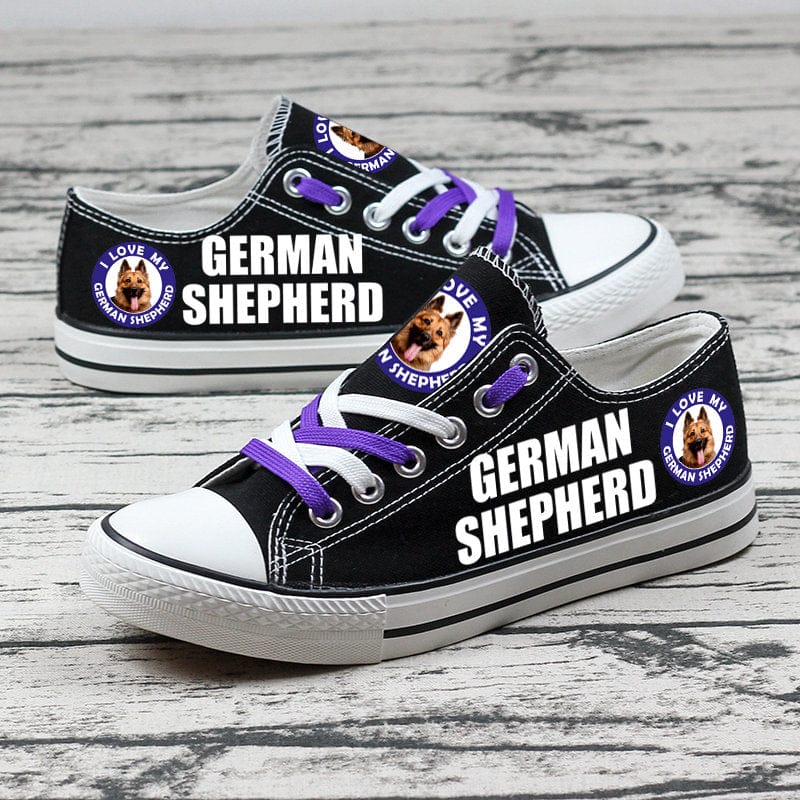 Alternative view of GERMAN SHEPHERD Canvas Sneakers Shoes For Men Women Fans