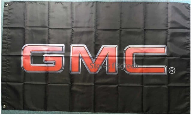 GMC Flag 3X5 Ft Polyester Banner USA 90x150cm