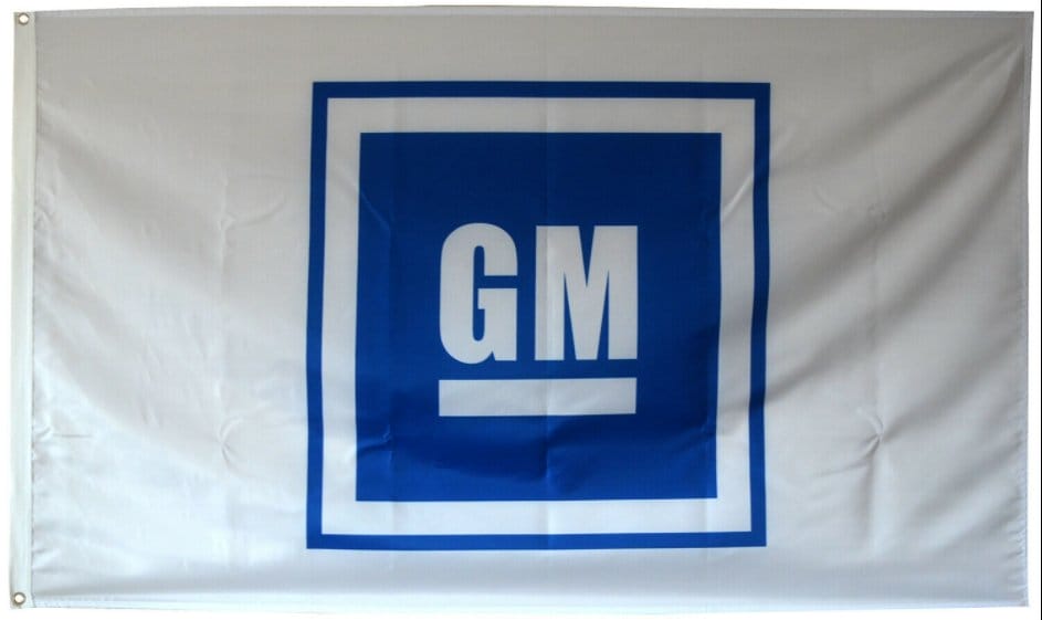 GM Flag 3X5 Ft Polyester Banner USA 90x150cm