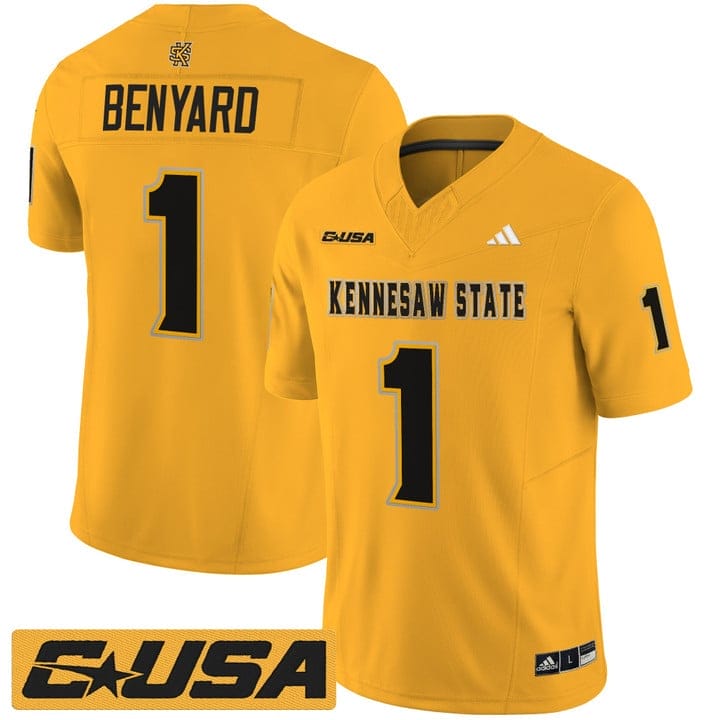 Gabriel Benyard Jersey #1 Kennesaw State Owls 2025 Vapor Stitched - Image 5