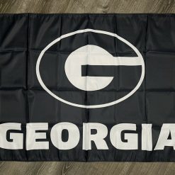 Georgia Bulldogs Flag 3x5 ft Sports State Black Banner Man-Cave Garage