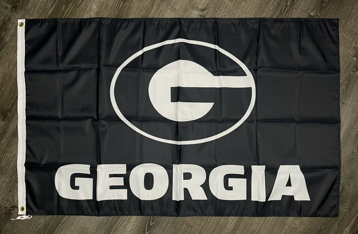 Georgia Bulldogs Flag 3x5 ft Sports State Black Banner Man-Cave Garage