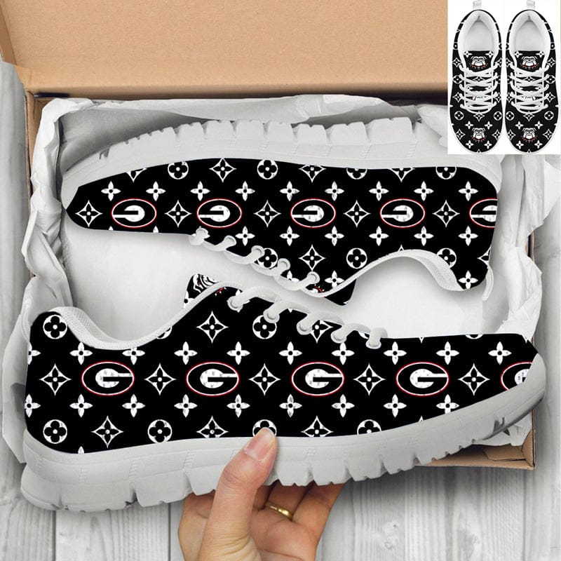 Georgia Bulldogs Canvas Limited Sneaker Shoes For Men Women Fans