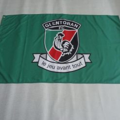 Glentoran F.C. Flag 3x5ft Banner polyester