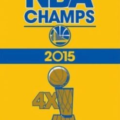 Golden State Warriors 2015 Champs Yellow Flag 3X5Ft Polyester Banner USA Digital Print