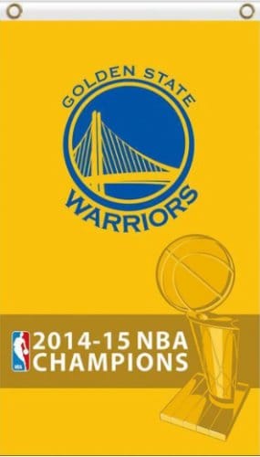 Golden State Warriors 2016 Champs Flag 3X5Ft Polyester Banner USA Digital Print