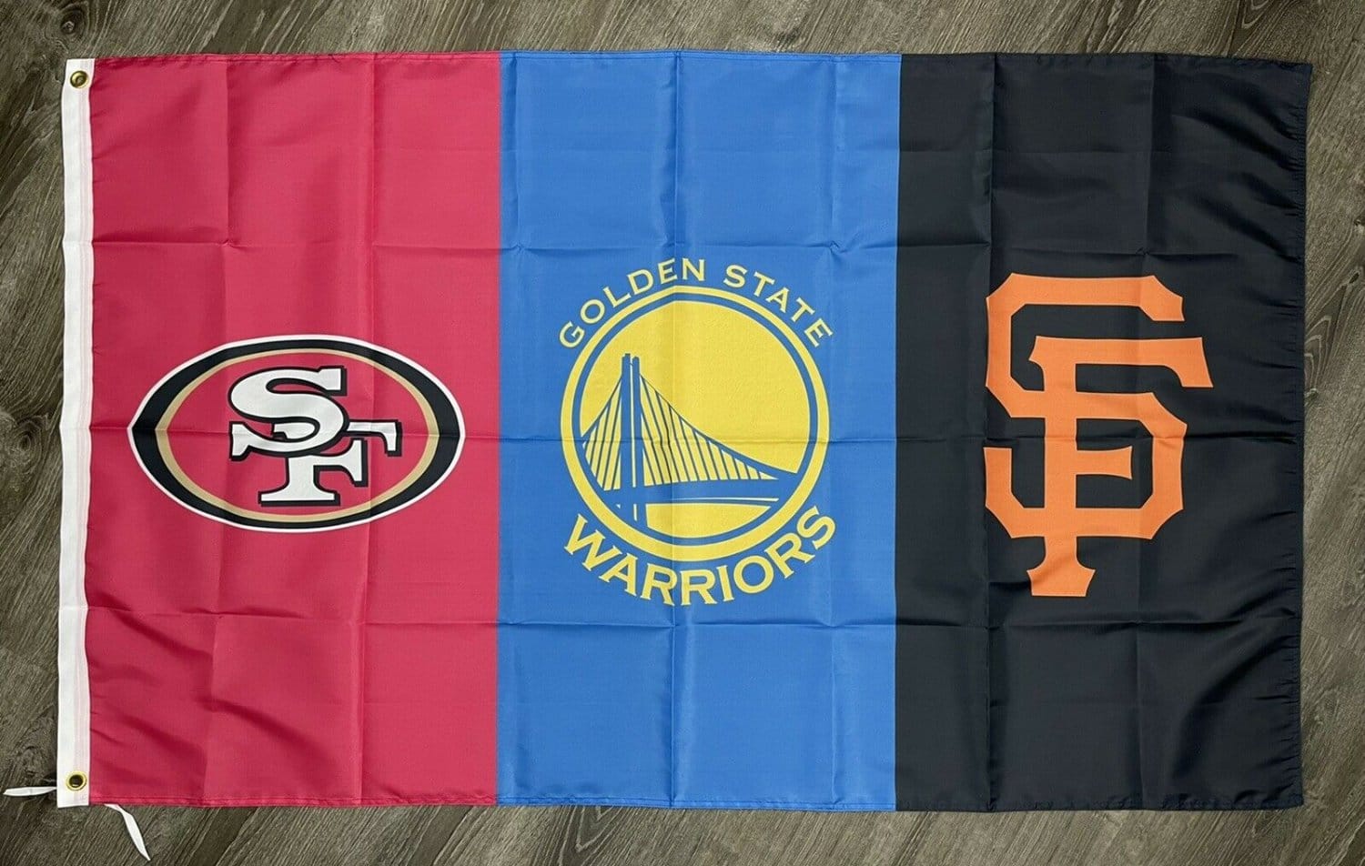 Golden State Warriors 49ers Giants Flag 3x5 ft Banner Man-Cave New