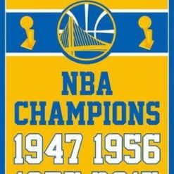Golden State Warriors Champions All Styles Flag 3X5Ft Polyester Banner USA Digital Print