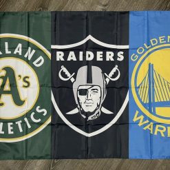 Golden State Warriors Raiders Athletics Flag 3x5 ft Banner Man-Cave