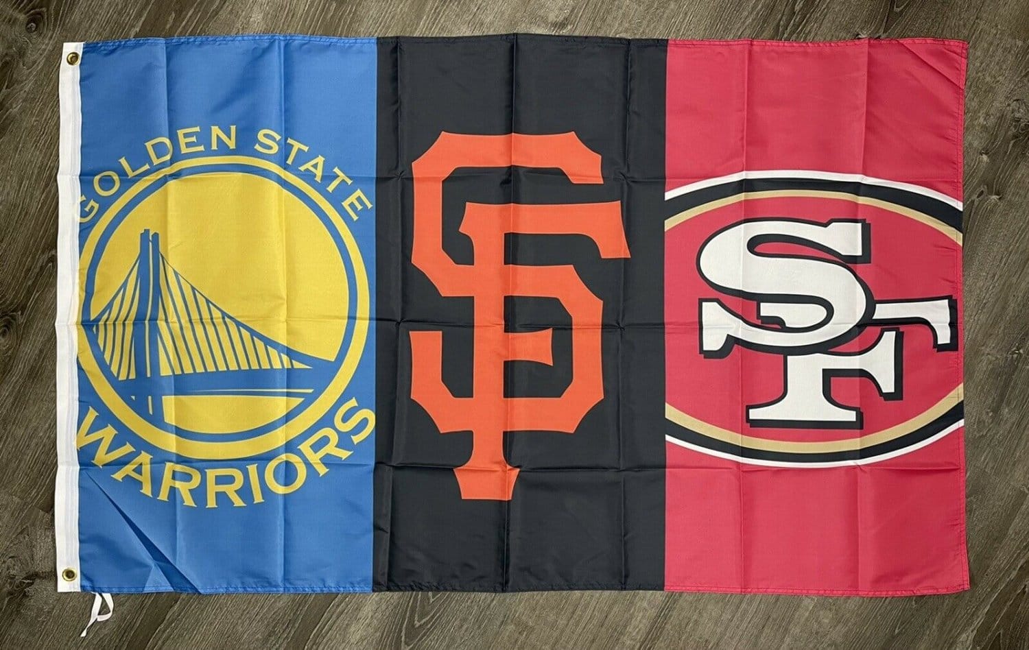Golden State Warriors San Francisco Giants 49ers Flag 3x5 ft Banner Man-Cave
