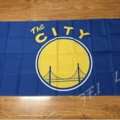 Golden State Warriors The City Blue Flag 3X5Ft Polyester Banner USA Digital Print