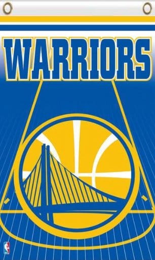 Golden State Warriors Vertical Flag 3X5Ft Polyester Banner USA Digital Print