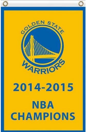 Golden State Warriors Vertical US Flag 3X5Ft Polyester Banner USA Digital Print