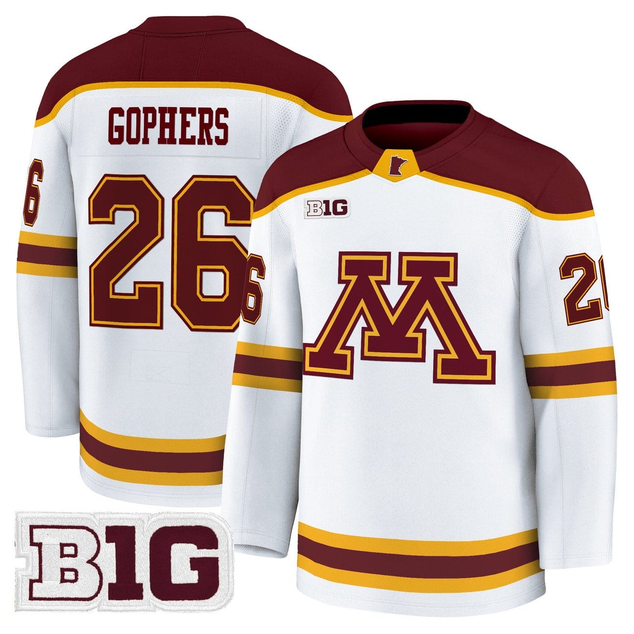 Gophers Jersey #26 Minnesota Golden Gophers 2025-26 Premium Stitched - Image 3