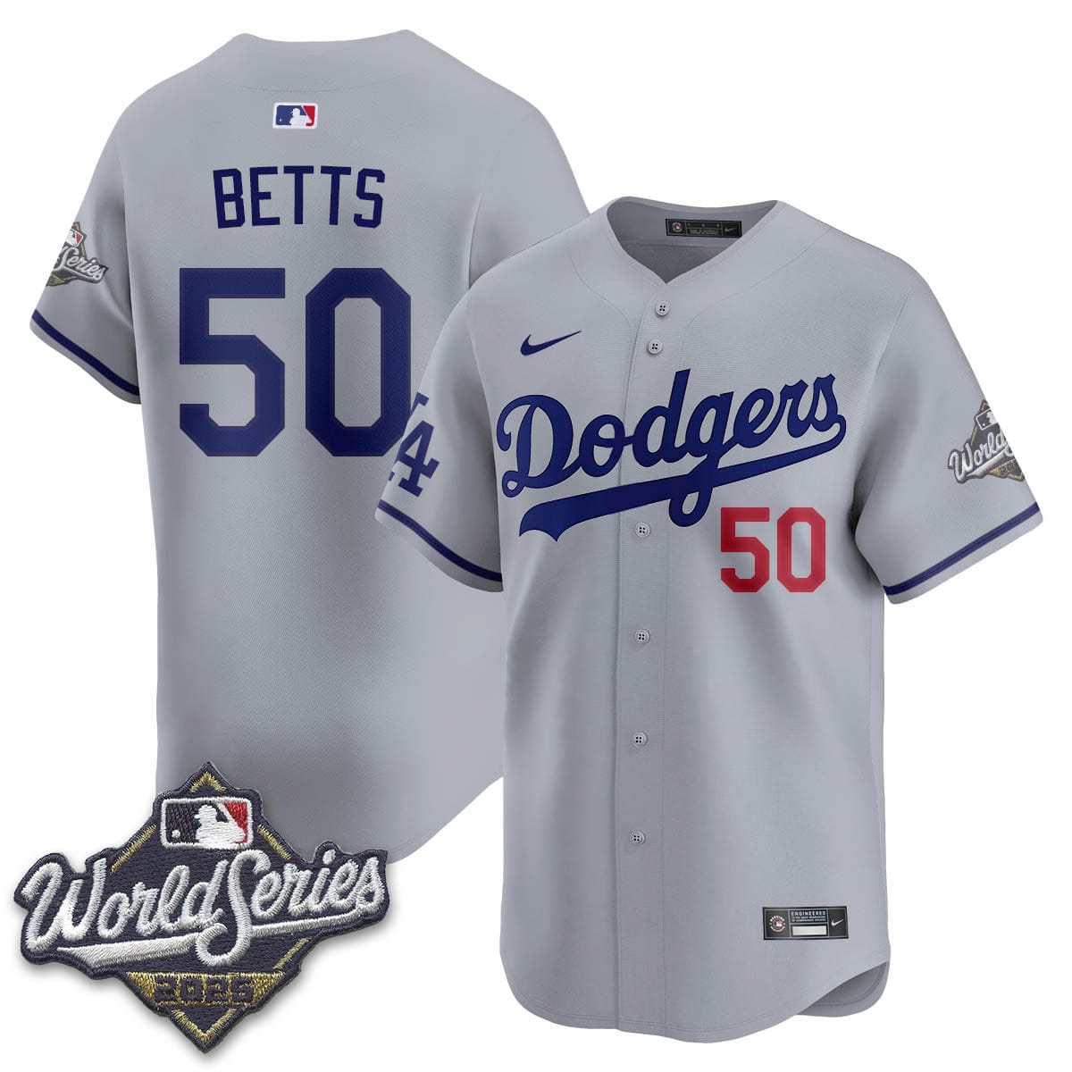 Los Angeles Dodgers 2025 World Series Jersey - All Stitched - Image 10