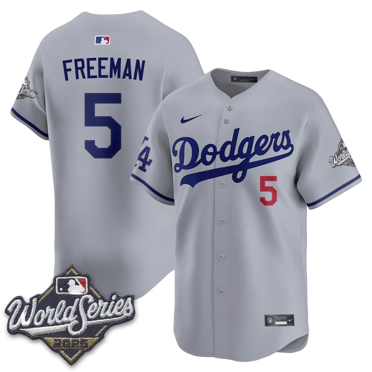 Los Angeles Dodgers 2025 World Series Jersey - All Stitched - Image 11