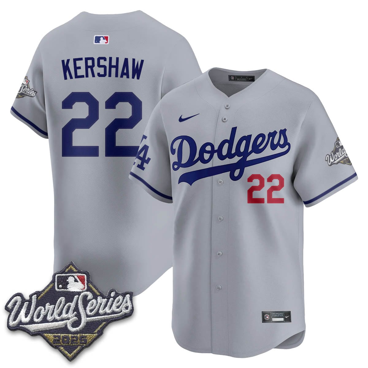 Los Angeles Dodgers 2025 World Series Jersey - All Stitched - Image 12