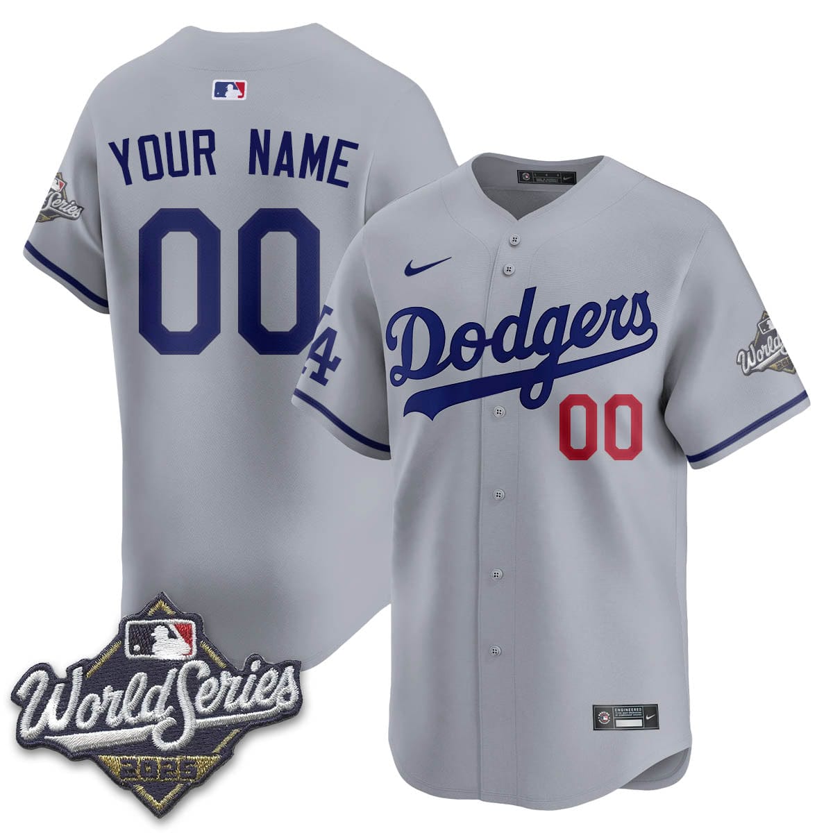Los Angeles Dodgers 2025 World Series Jersey - All Stitched - Image 17
