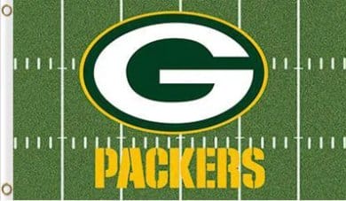 Green Bay Packers Green Flag 3X5 Ft Polyester Banner USA 90x150cm