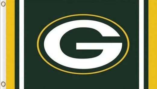 Green Bay Packers Stripe Flag 3X5 Ft Polyester Banner USA 90x150cm