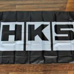HKS Banner Flag Japanese Aftermarket Car Parts Garage Auto Repair 3x5ft