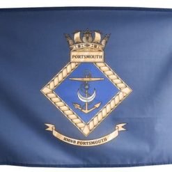HMNB Portsmouth Flag with Eyelets Flag 3x5ft Banner Polyester